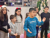 Artsakh children at  Spendiaryan's house