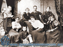 Spendiaryan with his friends (Moscow, 1892)