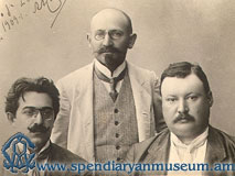 Ալեքսանդր Ասլանով, Ալեքսանդր Սպենդիարյան, Ալեքսանդր Գլազունով (1909թ.)